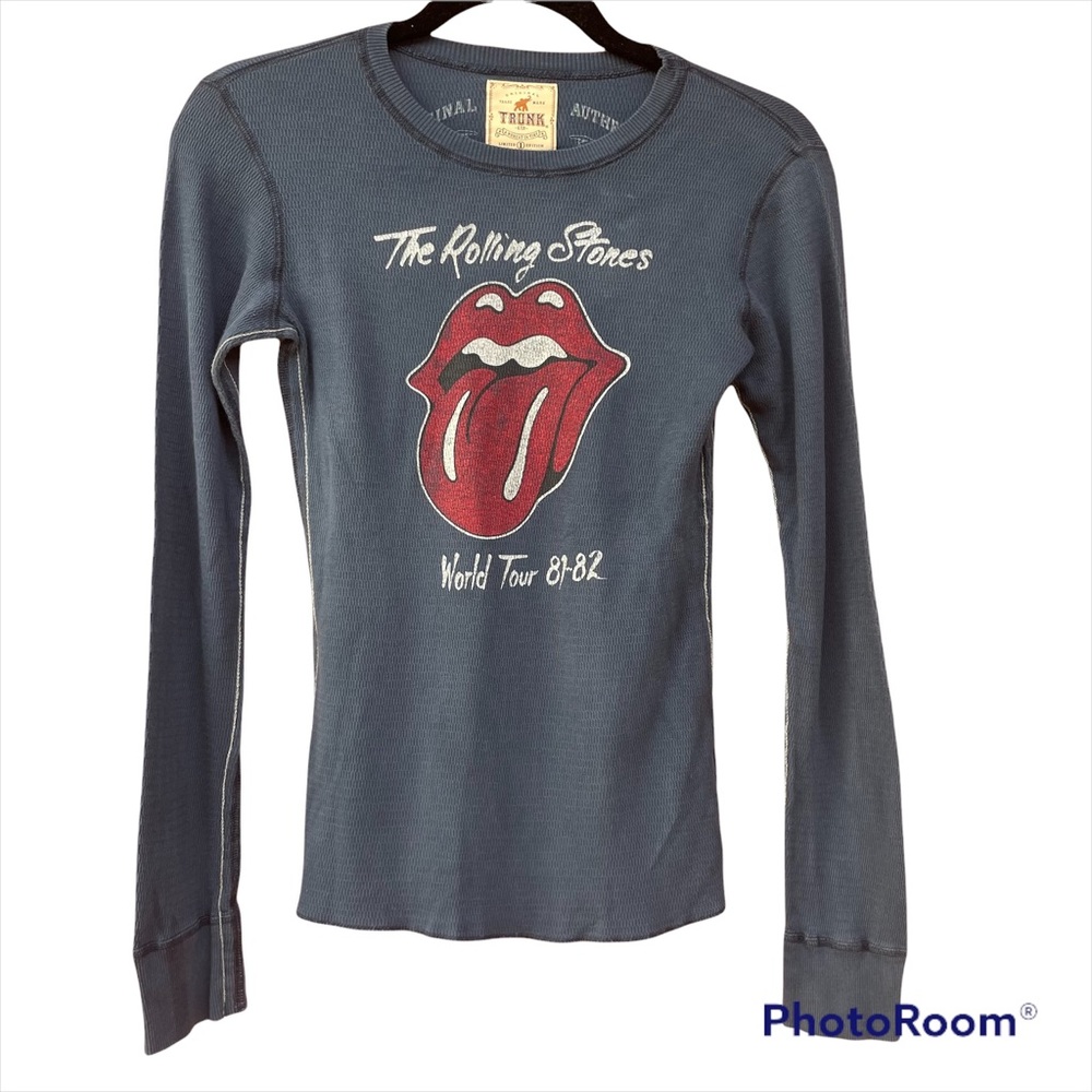 Trunk Ltd. Long Sleeve Rolling Stones World Tour Concert Tshirt 1981- 19…
